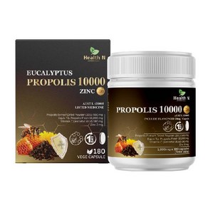 헬스엔 유칼립투스 프로폴리스 10000mg, 프로폴리스 - 단품 (6개월 분), 1개, 180정