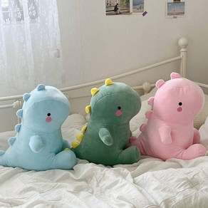 청룡인형 용띠 공룡 애착 인형 어린이날 여아 학생 조카 선물 귀여운 봉제인형, 40cm, 핑크, 1개, 1.아기공룡필로우