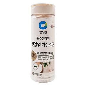 청정원 신안섬보배 천일염가는소금2종, 190g, 1개