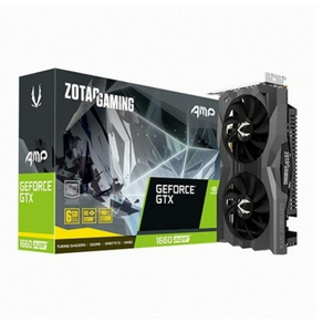 조텍 게이밍 지포스 GTX 1660 SUPER AMP 백플레이트 그래픽카드 D6 6GB, 9250-5N527-M0100