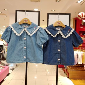 코코리따 [동아백화점 수성점] 50% sale NEW~~ 하늘하늘 청해지 레이스 빅카라 블라우스