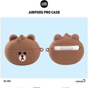 라인프렌즈 에어팟 프로 AirPods Pro 케이스 페이스타입