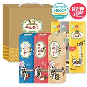 소확행몰 구포 무지개 국수 세트 특1호 (3종) 선물 포장 세트 답례품 오색국수, 300g, 1개