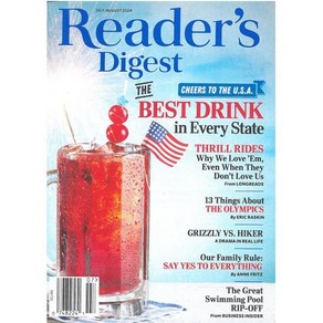 Reade's Digest USA (월간) : 2024년 07월 : THE BEST DRINK in Evey State, Reades Digest