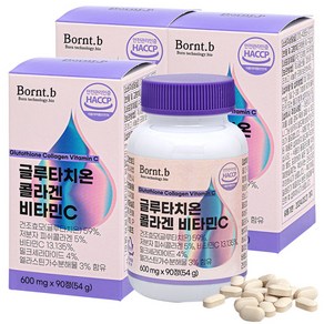 본트비 글루타치온 저분자콜라겐 세라마이드 비타민C, 90정, 3개