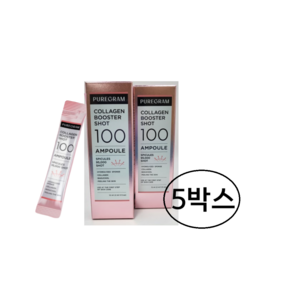 퓨어그램 콜라겐 니들 부스터샷 100샷 앰플, 5세트, 12ml