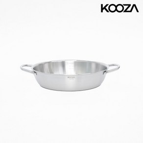 KOOZA 인덕션 통5중 커퍼코어 316 스텐 후라이팬 소테 양수 팬, 26cm, 1개