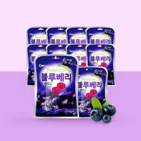 CW 청우 블루베리맛 캔디 100g x10개 / 사탕 과일맛, 10개