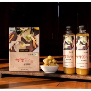 [아름다운영농조합] 가야뜰 생강미인 생강원액 1000ml, 500ml x2병, 2개, 500ml