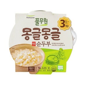 풀무원 몽글몽글 옛순두부 250Gx3입 (냉장), 3개, 250g