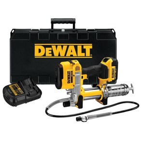 DEWALT 20V MAX 그리스 건 키트 무선 106.7cm(42인치) 길이 호스 10 000PSI 가변 속도 트리거 배터리 및 충전기 포함 (DCGG571M1), 1개