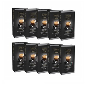 카피탈리 에스프레소 로부스토 큐리그 캡슐 100개입 Caffitaly Espesso Robusto Keuig Capsule, 1개