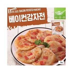 간편식 사옹원 더제대로만든베이컨감자전 30g 33개입 1kg 냉동 대용량 분식집, 1개