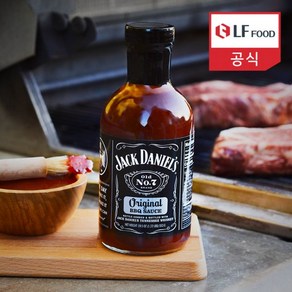 [잭 다니엘] 스테이크 BBQ 오리지널 소스, 잭 다니엘 BBQ 소스 _ 오리지널, 553g, 1개