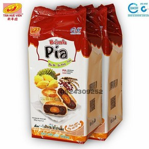 [Tan Hue Vien/탄후에비엔] Bánh pía 팥 두리안 에그 반피아 케이크 (540g), 540g, 1개