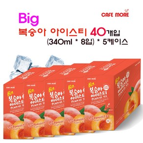 [카페모어] 빅 복숭아아이스티 (340ml 40개입)