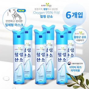 평창에어 힐링 산소캔 816ml, 6개