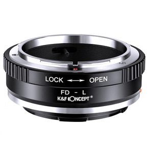 K&F Concept FD-L _ Canon MF / FD Lens - Leica L mount Body 변환어뎁터, 1개