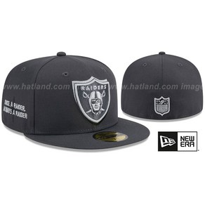 미국정품 Las Vegas Raiders 2024 ONSTAGE NFL DRAFT Grey Fitted Hat by New Era