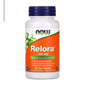 NOW Foods Reloa 300mg 베지 캡슐 60정, 1개