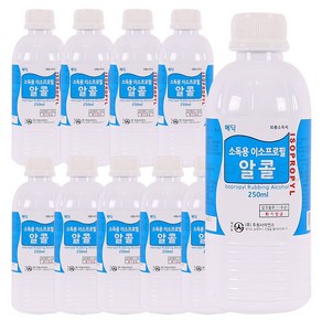 메딕 소독용 이소프로필 알콜 250ml, 10개