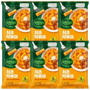 비비고 치즈 떡볶이, 6개, 360g