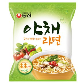 농심 야채라면 100g(반박스), 16개