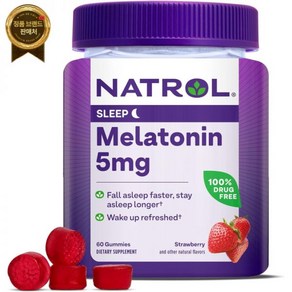 Does not apply 멜lato인 구미 5mg - 지원 멜lato인을 위한 보충제, Does not apply 멜lato인 구미 5mg,, 1개, 60정