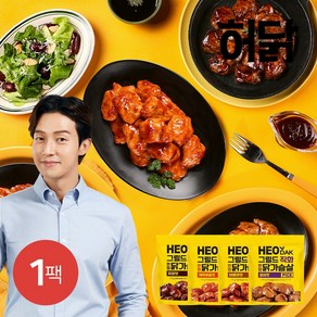 허닭 허닭PICK 그릴드 직화 한입 닭가슴살 100g 4종 1팩, 01.그릴드 직화 닭가슴살 갈비맛 1팩, 1개