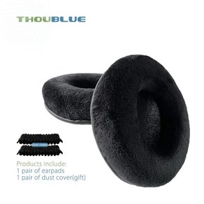 THOUBLUE-베이어다이내믹 교체용 이어 패드 메모리 폼 DT770 DT880 DT990 DT770PRO DT880PRO DT990PRO 이어폰 용