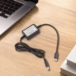 USB C 20V DC24V 5.5x2.1mm 전원 케이블 12V 15V 24V 공급 장치 카메라 및 스피커 Led 조명, 1개, 한개옵션1