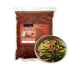 청정식품 겉절이 열무김치용 거친 고춧가루, 1개, 2.5kg