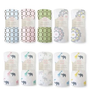 스와들 Swaddle Designs 블랭킷 아기 속싸개 여름 면이불, SD-458PY