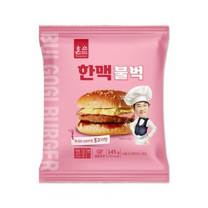 한맥 식품 불벅 불고기벅 햄버거 (냉동145gx10개), 145g, 10개