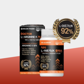 웰니스담 L아르기닌K 플러스 1000mg x 180정 타우린 블랙마카 L카르니틴 로얄젤리, 1개