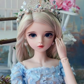 구체관절인형 풀세트 60cm 구관 1/3 아이샤 bjd/sd, 왕관, 1개