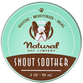 Natual Dog Company Snout Soothe - Dog Nose Balm Natual Dog Company Snout Soothe - 개 코 연고 2온스 깡, 1개, No option