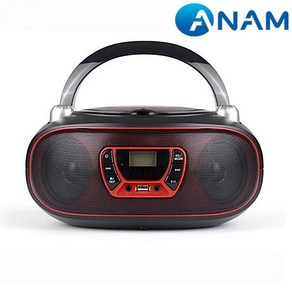 아남 MP3 CD포터블 PA-320 CD 라디오 USB인식 재생 어학용, 1