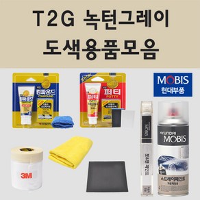 순정품 현대 T2G 녹턴그레이 자동차 차량용 붓펜 카페인트 도색 스프레이 쏘나타 DN8 그랜져 IG 하이브리드 N라인