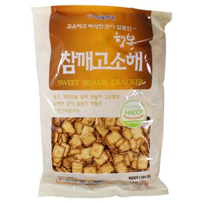 신흥 행복 참깨고소해 크래커, 1kg, 5개