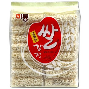 미룡 담백한 쌀강정 스낵 과자, 400g, 3개