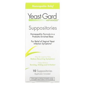 YeastGad Advanced 효모 가드 고급 좌약(Yeast Gad Advanced Suppositoies) 좌약 10 개, 10개, 10개