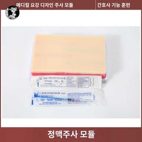 간호 팔 주사 정맥 교육용 모형 팔뚝 실습 연습 키트, 정맥주사모듈