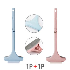 [2개 묶음](멀티 청소솔 A타입 대형1P+1P) 투인원 스퀴지 방충망 유리창 먼지 창문 브러쉬 청소 청소기, 혼합A, 2개