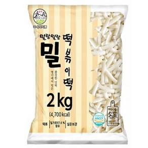 송학 밀떡볶이떡 2kg 6봉 1박스