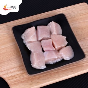 큐브 조각닭가슴살 2kg, 1개