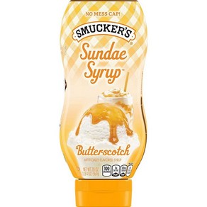 Smucker's Sundae 시럽 버터스카치 향 시럽 591.5ml(20온스)