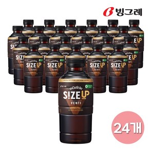 빙그레 아카페라 사이즈업 벤티 아메리카노, 24개, 600ml