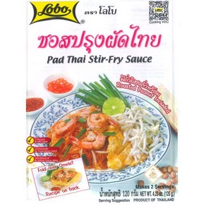 [태국] 로보 팟타이 소스 / [THAI] LOBO PAD THAI STIR-FRY SAUCE, 12개, 120g