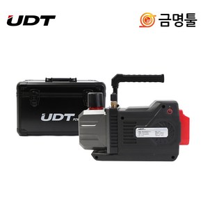 UDT UCVP-225BN 충전진공펌프 20V 본체 2.0cfm 1/4마력 2단압축 냉동기기 에어컨 냉매 흡입, 1개